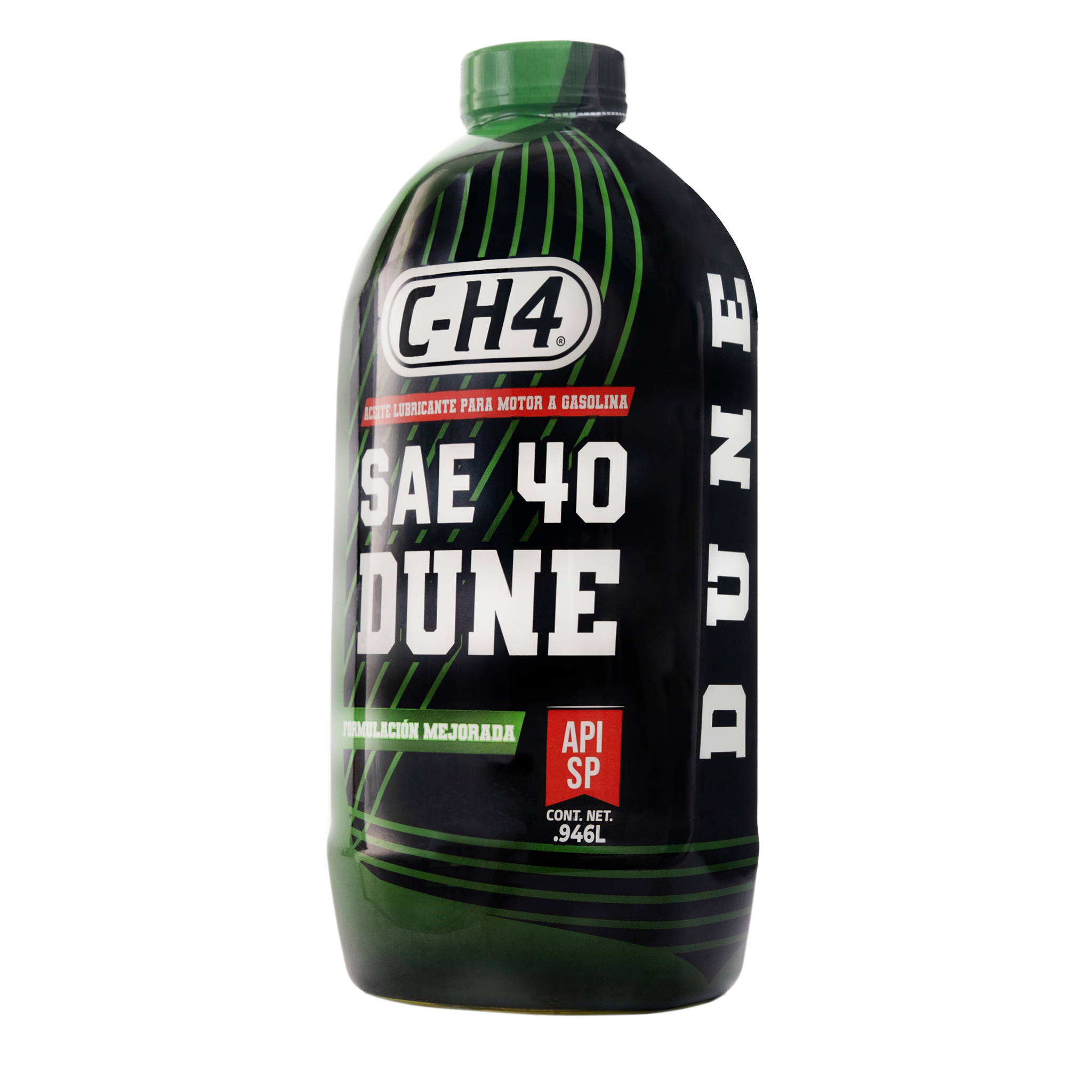 Aceite lubricante para motor a gasolina SAE 40 API SP MULTIGRADO de base mineral.